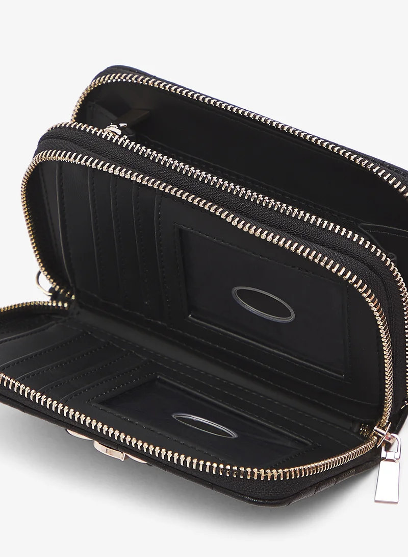 GUESS  Nadira Medium Zip Around Wallet for Women | Best Price UAE